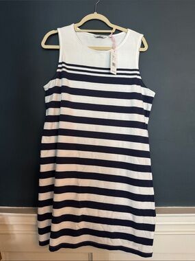 Vineyard Vines Striped Nantucket Shift Dress NWT Size L